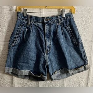Vintage L.A. Blues Blue Jean Shorts High Waist Size 12